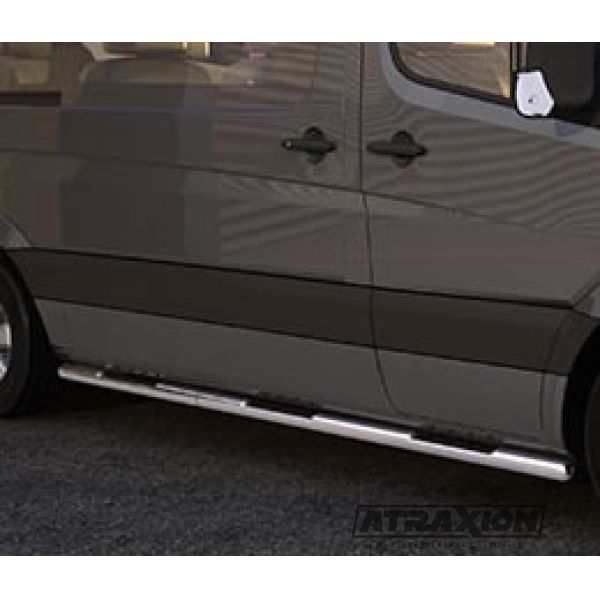Antec 16V4050 Antec inox sidebar with step 60mm for Sprinter (13-) (wheelbase 4325mm - right door!) 
