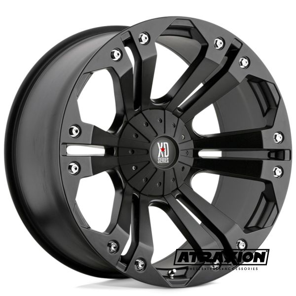 9x18 6x135/6x139.7 ET18 CTR106.2 Alu KMC Monster (XD778) Matt Black xd77889067718