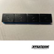 Trax 805B-100-TX10 Trax Adhesive weight Heavy Duty Black plastic coated 20mm 7.8mm 4x25g Standard Heavy Duty tape  100gr=4x25gg/unit  - 10 units/box