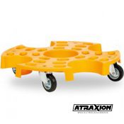 Ahcon  Ahcon Wheel trolley OFFROAD Yellow 1pcs! (max 180kg and 70cm)150mm high 7001PCKWT