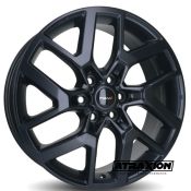 7.5x19 6x120 ET52 CTR74.5 Alu Ruuud Bastogne Matt Black (DED:Ford Volkswagen ) F7590GRMB52TR