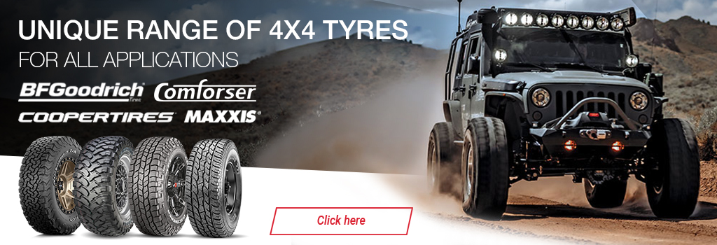 Unique Range Of 4x4 Tyres For All Applications